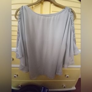 Chicos Fancy Bare Shoulder Top